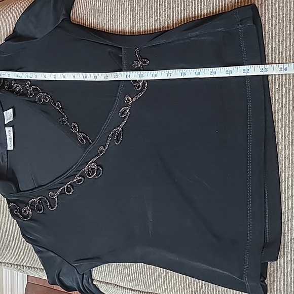 Chico's Travelers Crossover Blouse - Picture 9 of 11